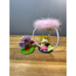 Annalee Easter Ostrich and Hip-Hop Jellybean Duck